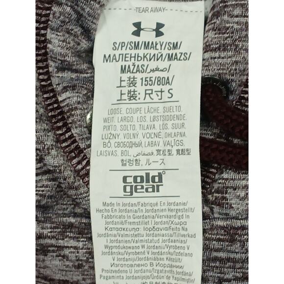 Under Armour Small Purple Comfort Fit Activewear Pullover Hoodie Sweatshirt - Picture 7 of 7